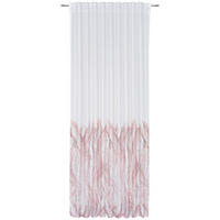 HOTOVÝ ZÁVĚS, poloprůhledné, 140/245 cm - pink/cappuccino, Basics, textil (140/245cm) - Esposa