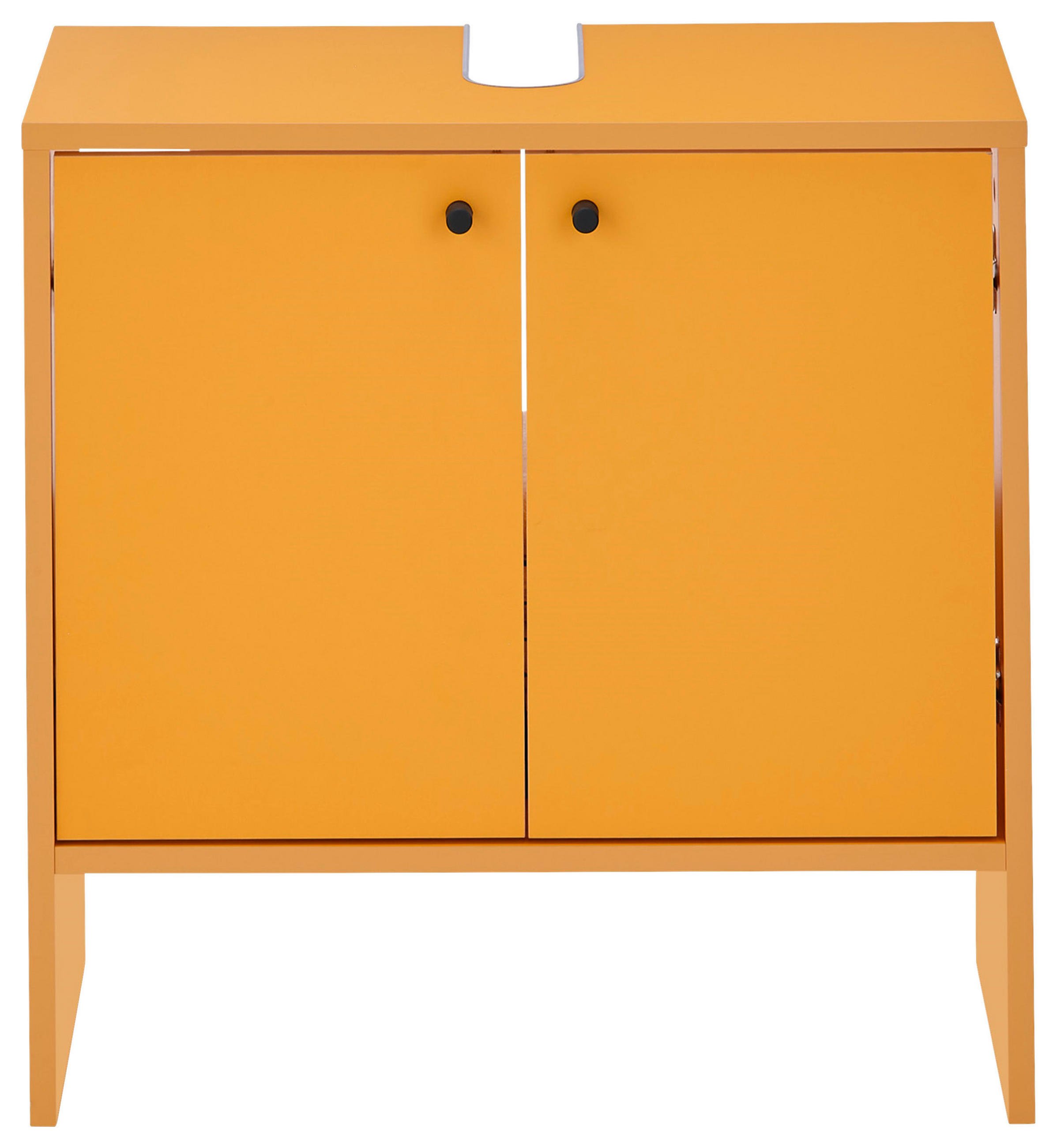 Thumbnail - Mid.you Waschbeckenunterschrank, Gelb, Kunststoff, 60x60x35 cm, Made in EU, stehend, Badezimmer, Badezimmerschränke, Was...