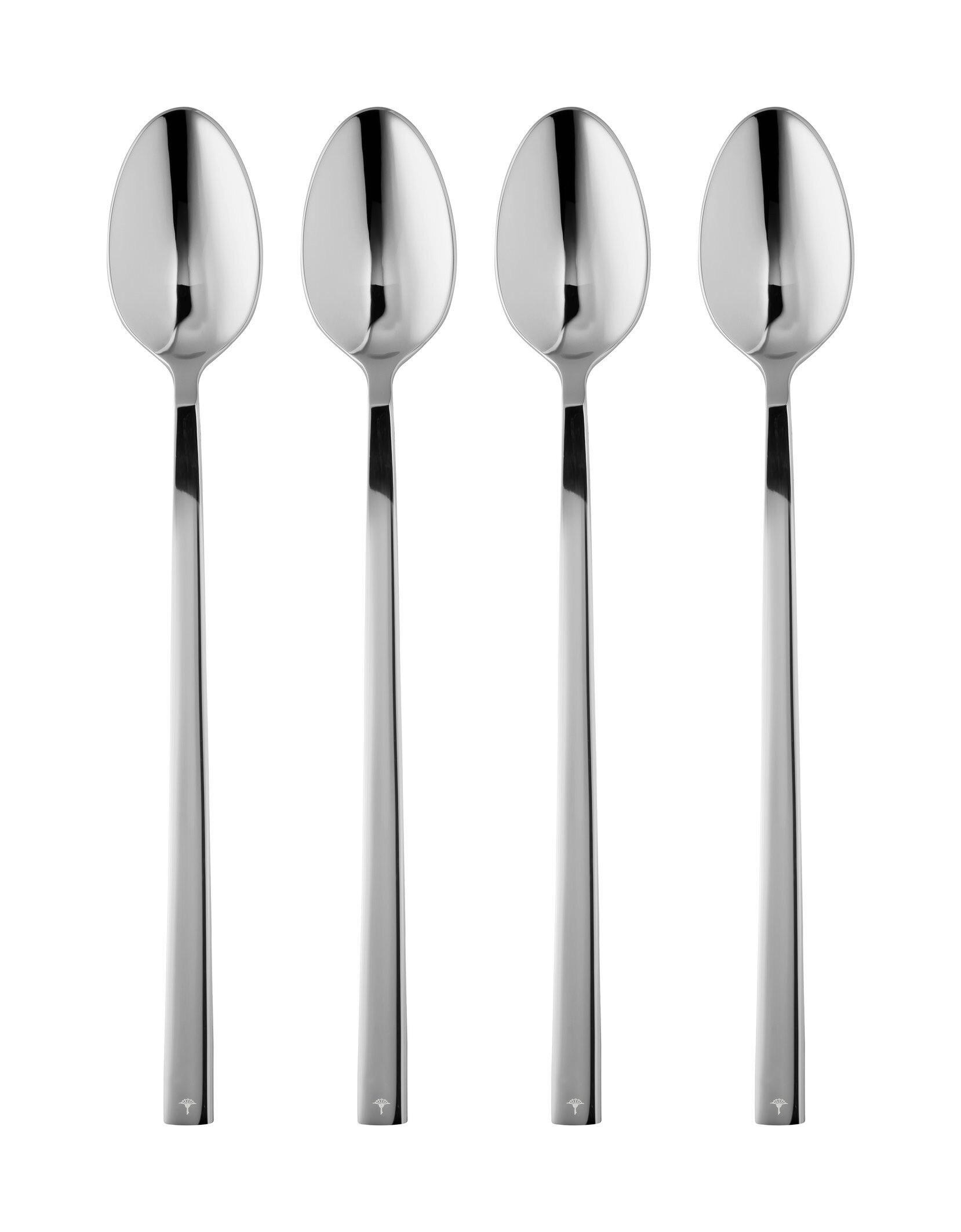 LATTE-MACCHIATO-LÖFFELSET - Silberfarben, Design, Metall (23,2/11,6/3,3cm) - Joop!