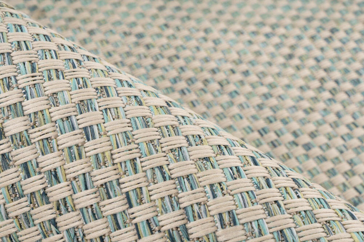 KÜLTÉRI SZŐNYEG   - azúrkék, Basics, textil (120/170cm)