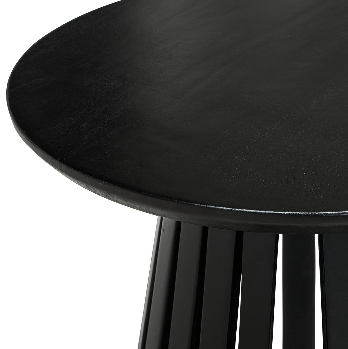 PRÍRUČNÝ STOLÍK, mangové drevo, čierna - čierna, Konventionell, drevo (50/46/50cm) - Livetastic