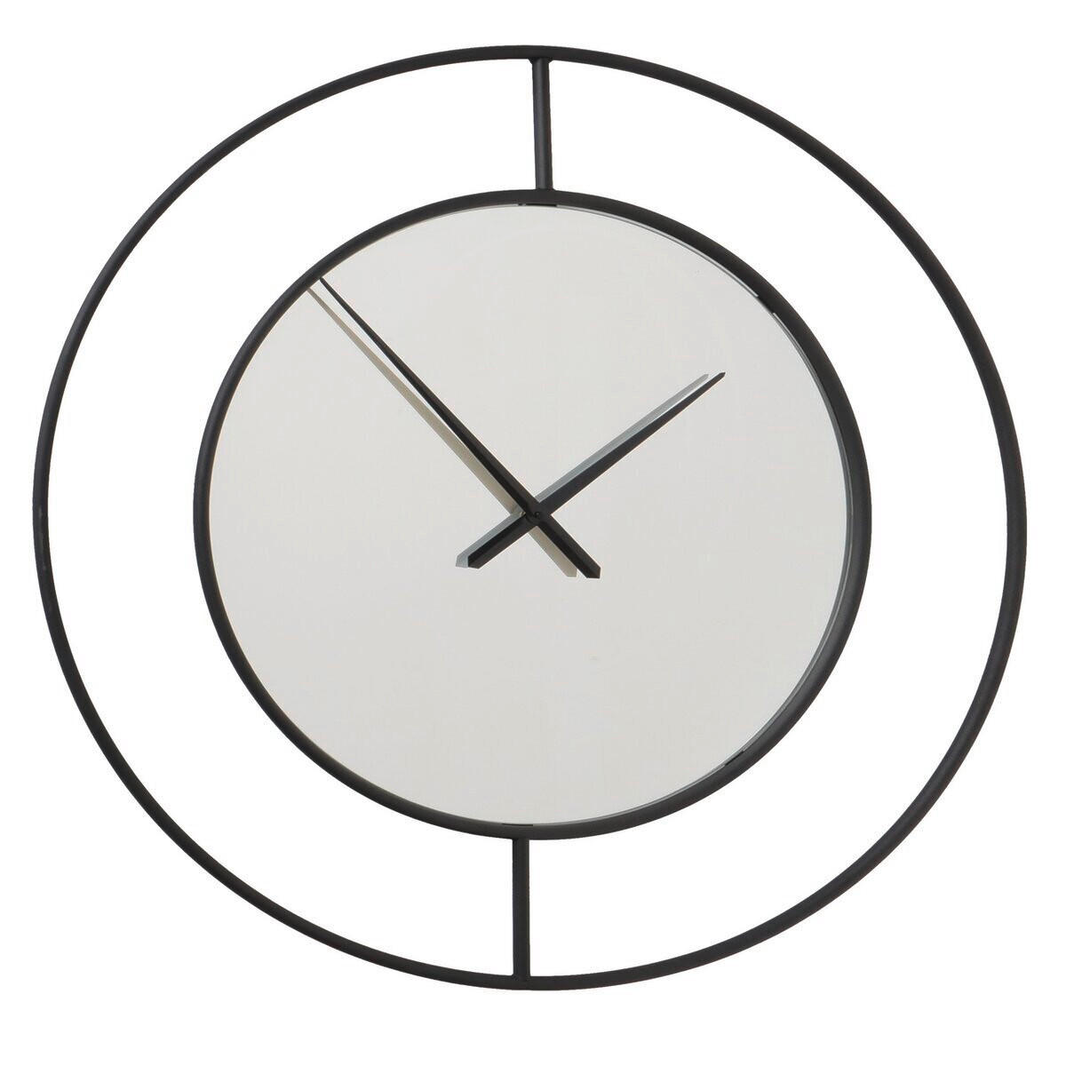 STENSKA URA  črna  - črna, Trendi, kovina/steklo (91/91/3,5cm)