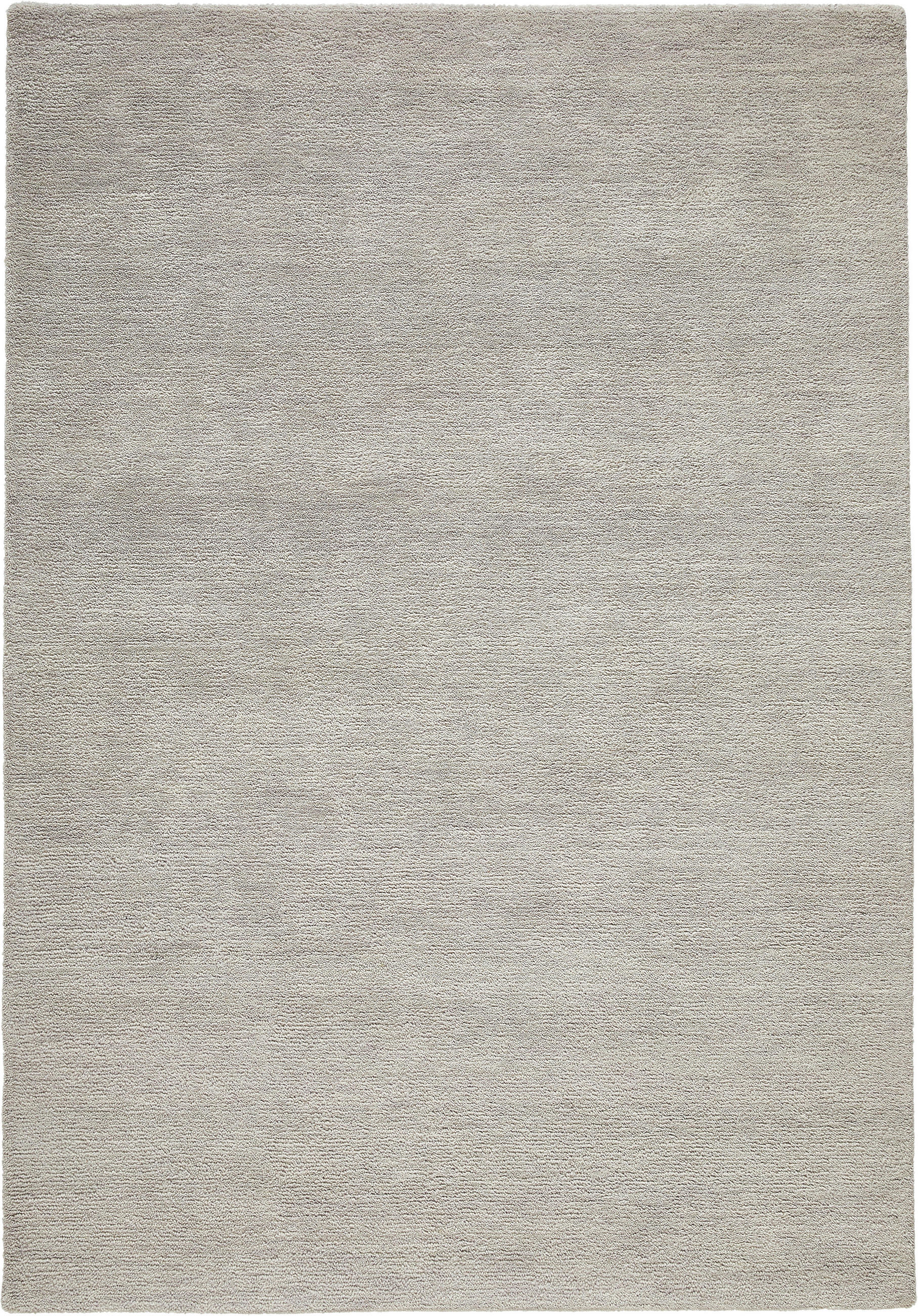 WOLLTEPPICH 130/190 cm Grau rechteckig  - Grau, Design, Textil (130/190cm) - Linea Natura