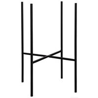 BLUMENSTÄNDER Metall  - Schwarz, Basics, Metall (21,8/21,8/40,5cm) - ASA