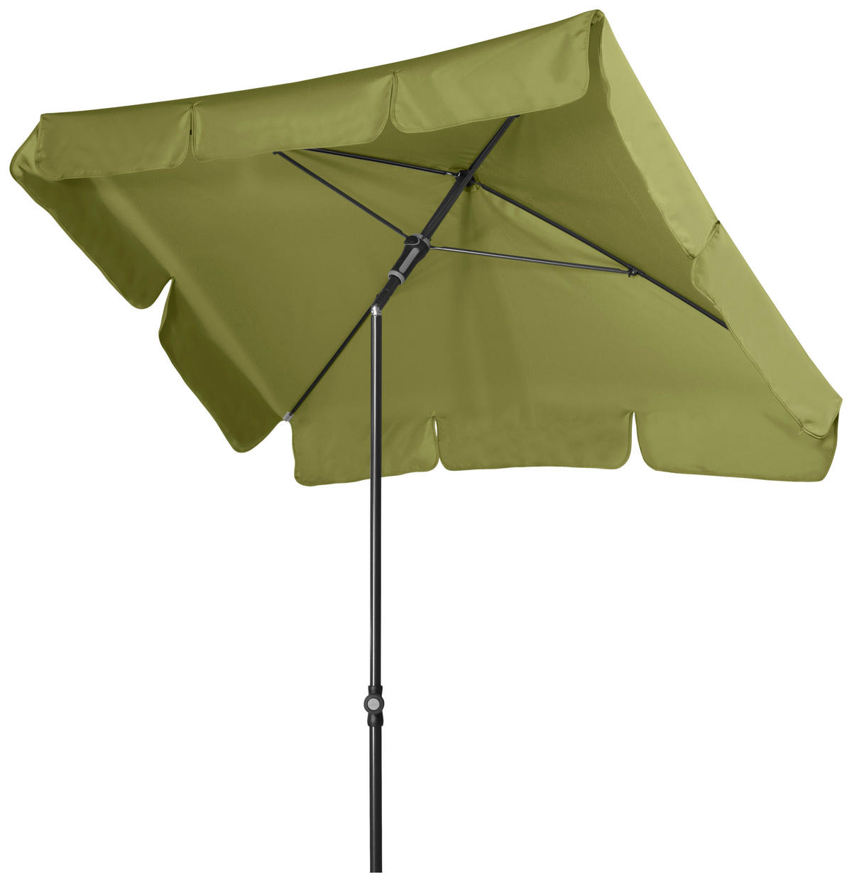 SONNENSCHIRM 185x120 cm Grün  - Anthrazit/Grün, Basics, Textil/Metall (185/120cm) - Doppler