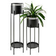 PFLANZENTOPF 28,5/110 cm  - Silberfarben, Trend, Metall (28,5/110cm) - Ambia Home
