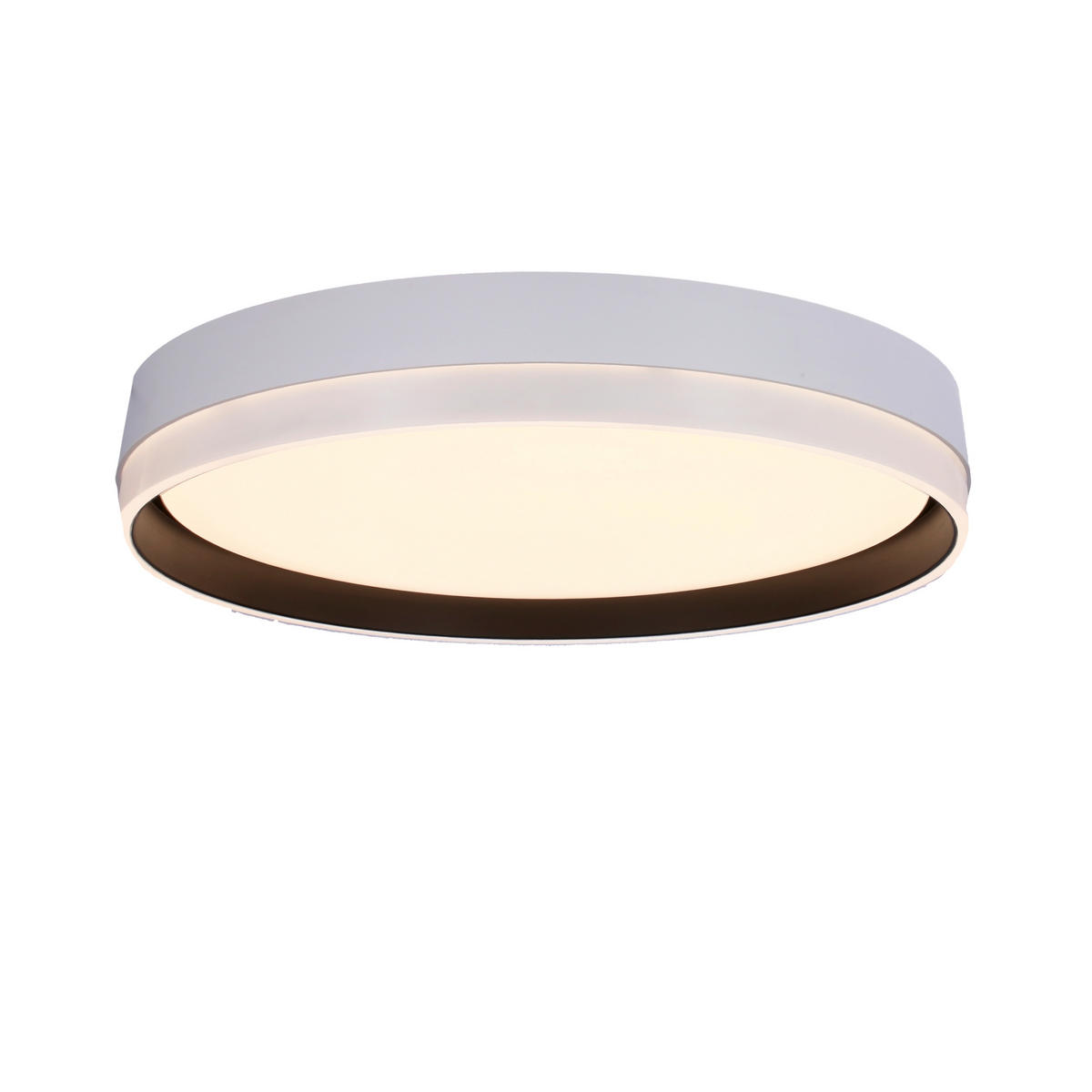 LED-TAKLAMPA Florida 40/40/7.5 cm  - vit/svart, Klassisk, metall/plast (40/40/7.5cm)