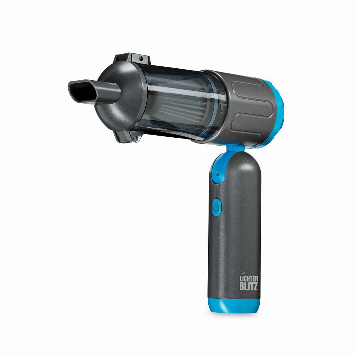 AKKU-HANDSTAUBSAUGER  - Blau/Grau, Basics, Kunststoff (21,5/6,5/20,8cm) - Lichterblitz