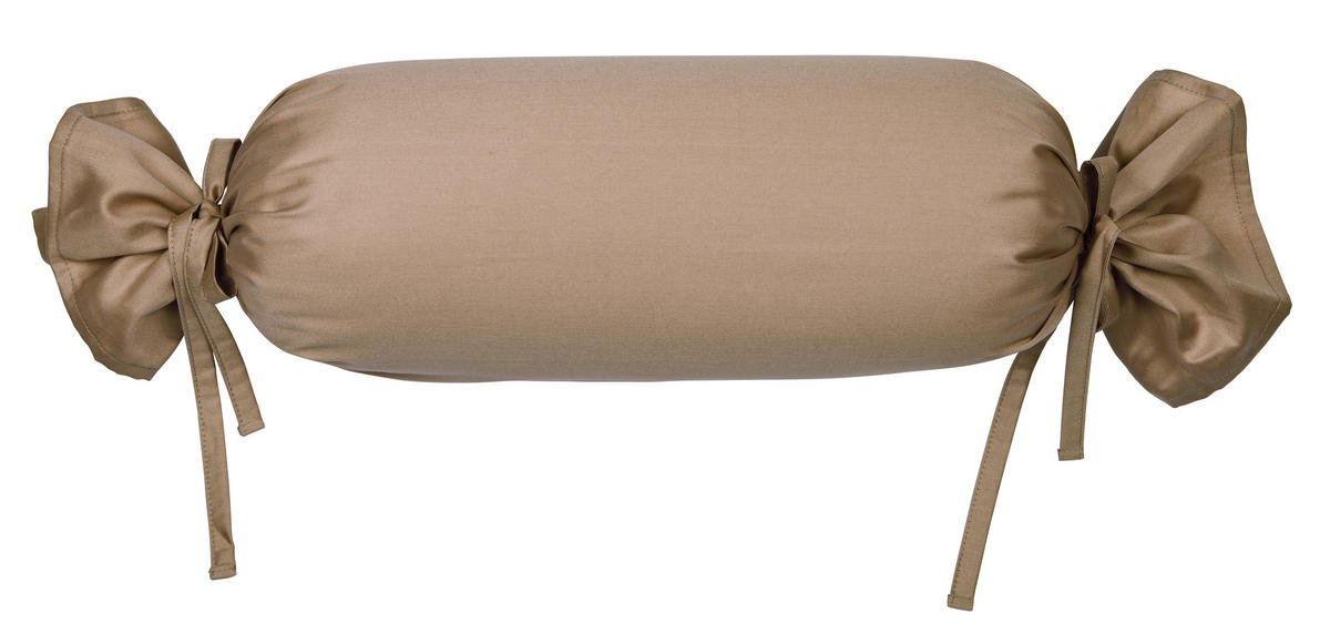 NACKENROLLENBEZUG Giacomo 15/40 cm  - Braun, Basics, Textil (15/40cm) - Janine