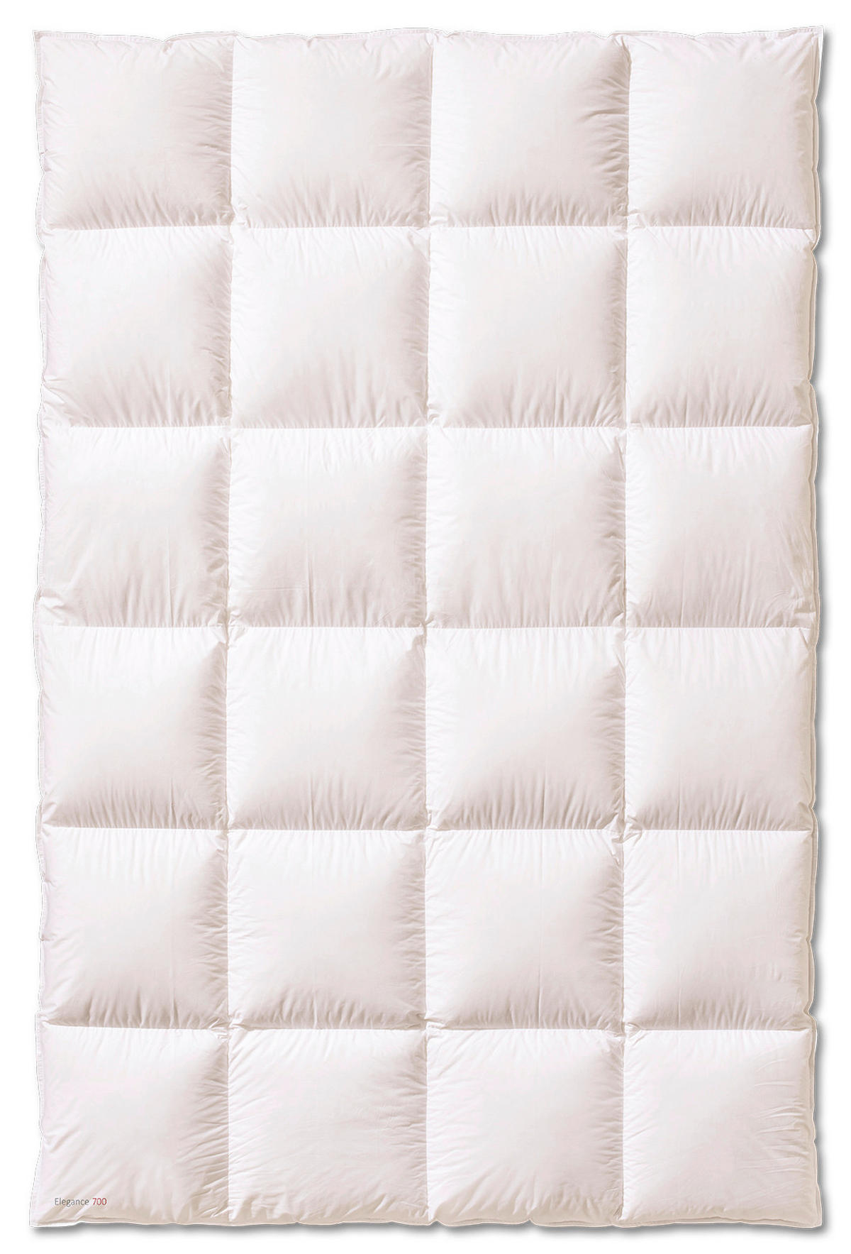 DAUNENDECKE  Elegance 700  155/220 cm   - Weiß, Basics, Textil (155/220cm) - Kauffmann