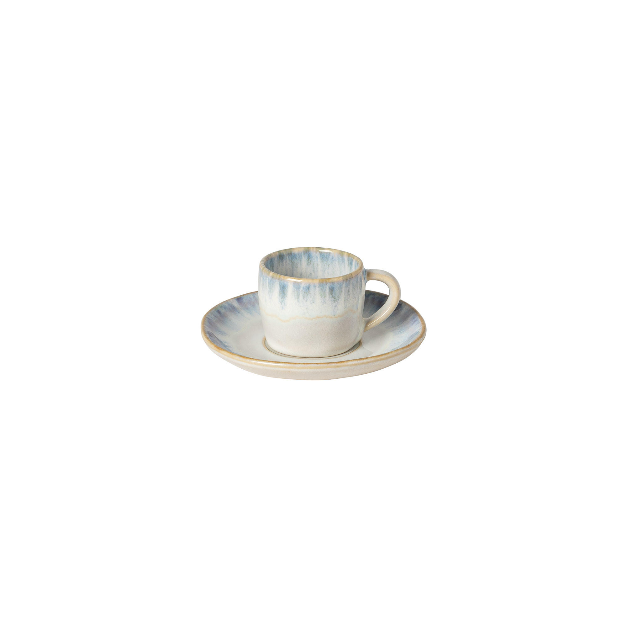 KOMBISERVICE Pastellblau BRISA 30-teilig 6 Personen  - Pastellblau, Basics, Keramik - Costa Nova
