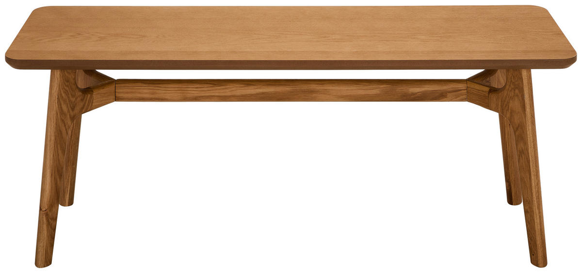 SITZBANK 120/45/35 cm Naturfarben Eiche furniert, massiv  - Naturfarben, Design, Holz (120/45/35cm) - Livetastic