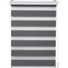 DOPPELROLLO  halbtransparent     - Grau, Basics, Textil (60/150/6cm) - Homeware