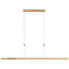 LED-HÄNGELEUCHTE ADRIANA 120-179/5,5/180 cm   - Messingfarben, Design, Metall (120-179/5,5/180cm) - Paul Neuhaus