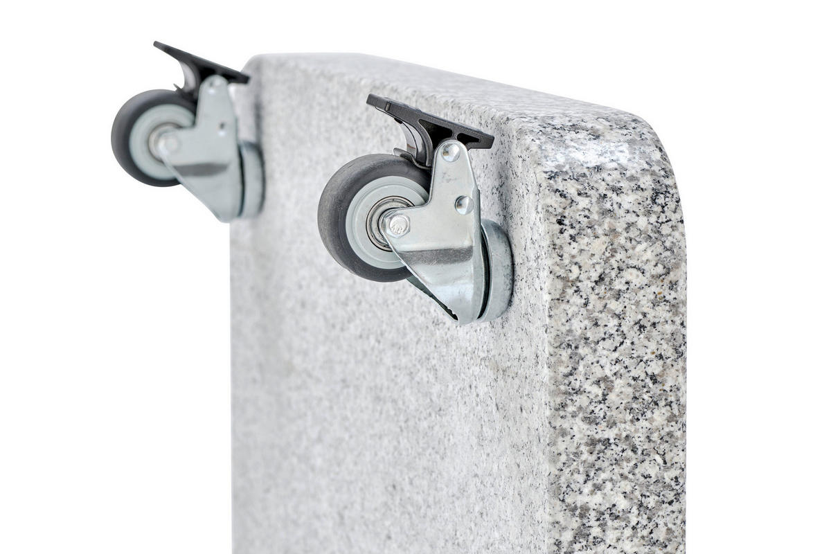 MÖBELROLLEN - Silberfarben, Basics, Metall (5/7cm) - Glatz