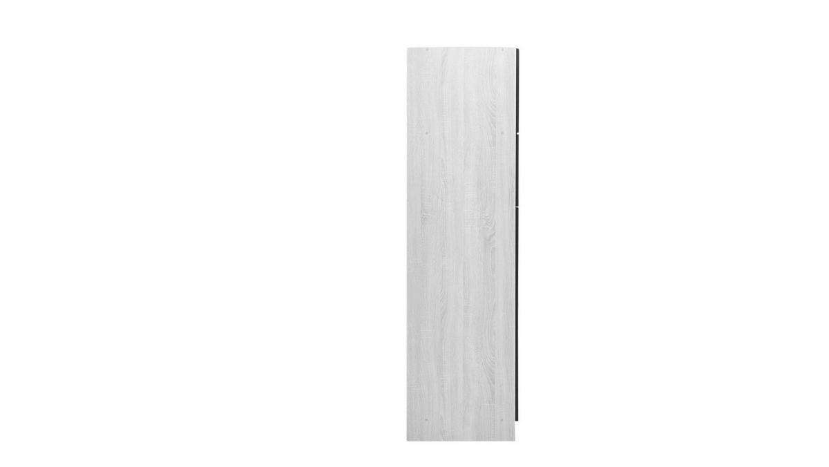 KÜCHENBLOCK 310 cm   in Schwarz, Eichefarben  - Eichefarben/Schwarz, Basics, Holzwerkstoff (310cm) - Respekta