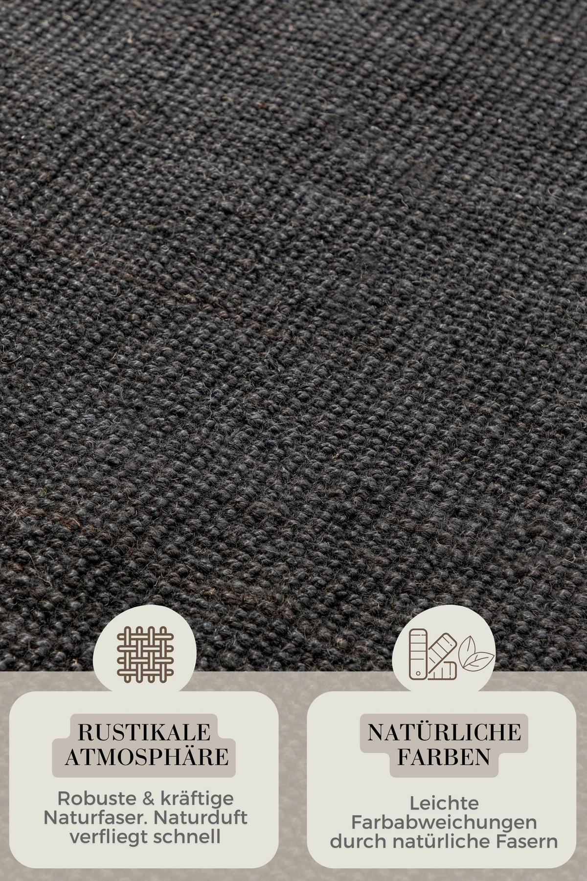 LÄUFER 80/200 cm Bouclé Schwarz  - Schwarz, Basics, Textil (80/200cm) - Hanse Home