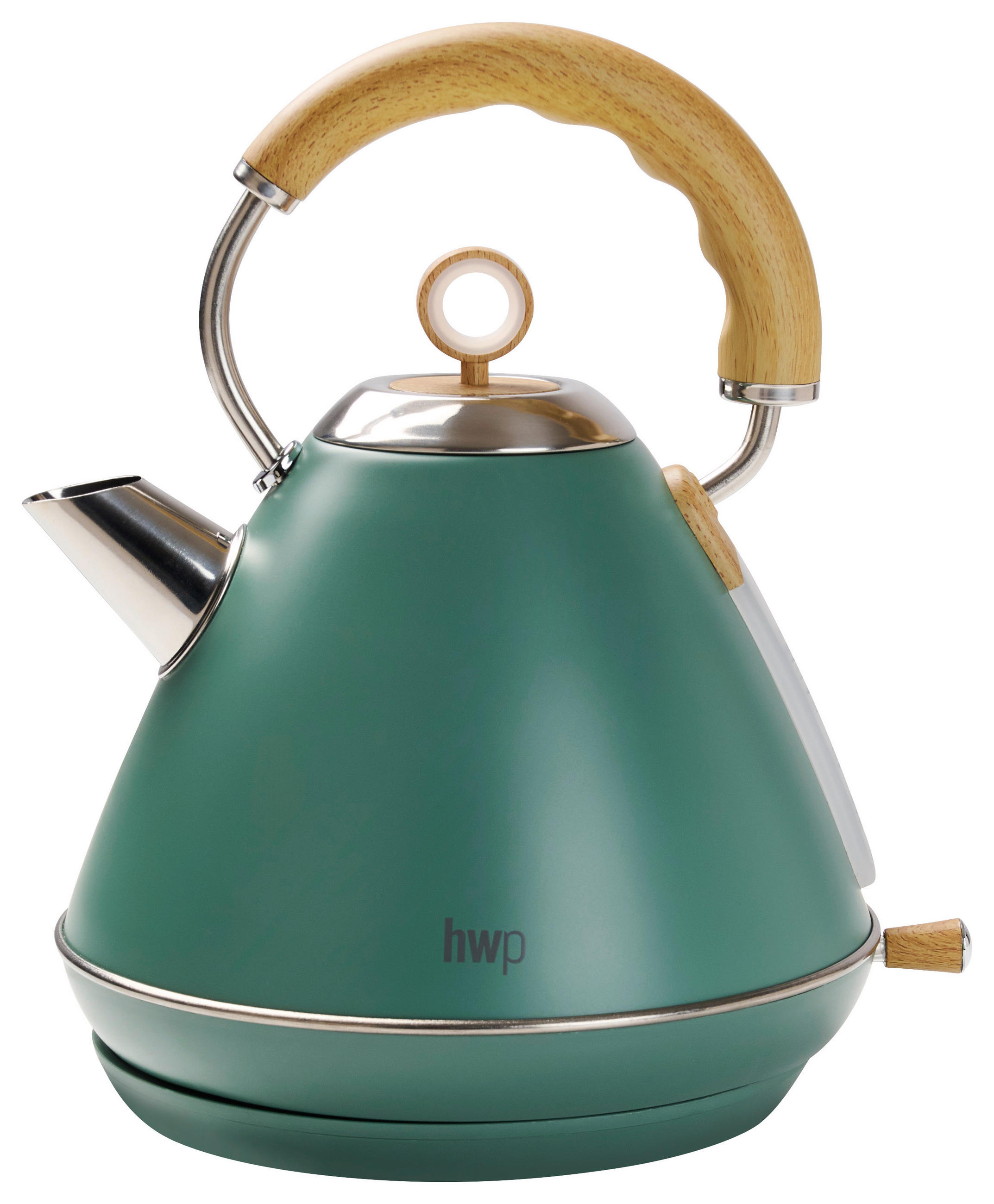 WASSERKOCHER 1.7 L  - Grün, Basics, Kunststoff/Metall (25/22,5/29,7cm) - Homeware Profession.