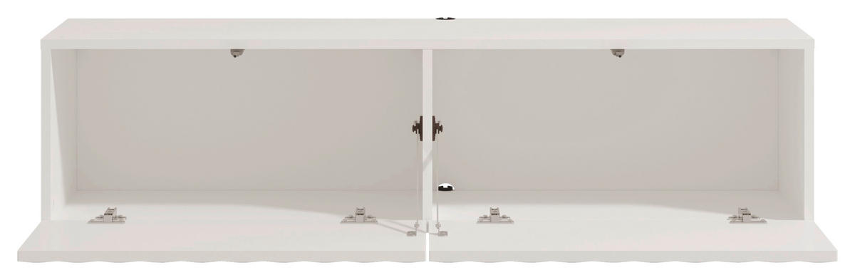 TV STOLEK, bílá, 128/32/42 cm - bílá, Basics, kompozitní dřevo (128/32/42cm) - Xora