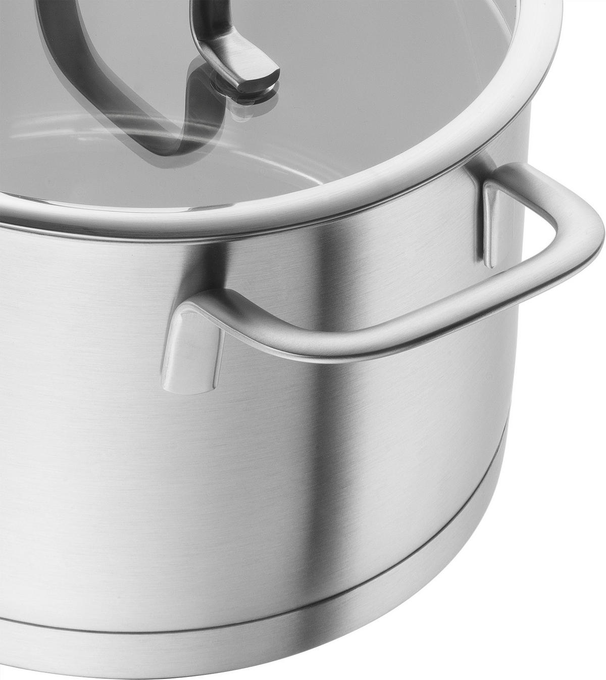 KOCHTOPFSET TrueFlow 6-teilig  - Edelstahlfarben, Basics, Metall - Zwilling