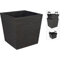 KVĚTINÁČ NA KVĚTINY textil, 23.5/24/24 cm - vícebarevná, Basics, textil (23.5/24/24cm)