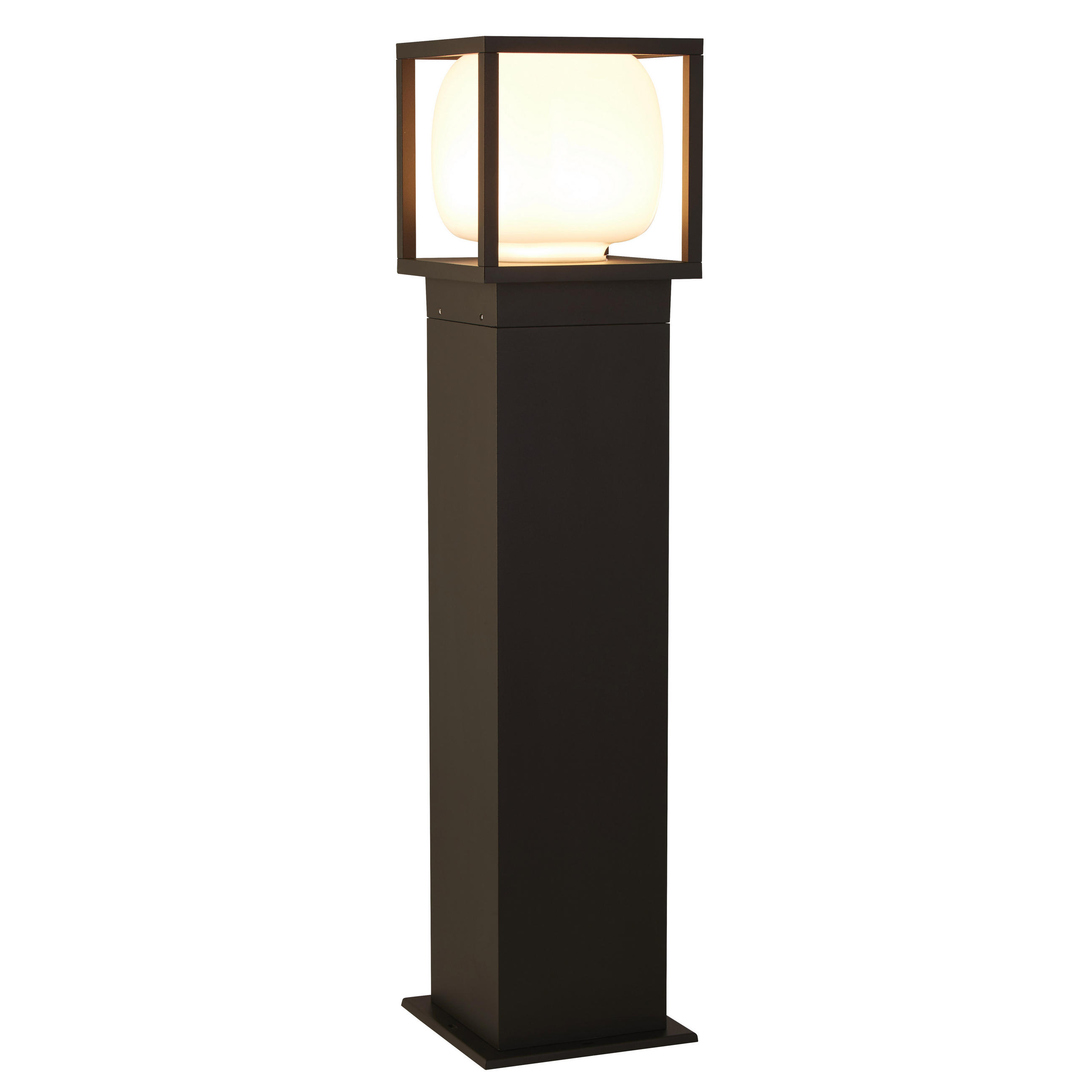 LED-AUßENLEUCHTE Athens Outdoor 15/65 cm   - Schwarz/Weiß, Basics, Kunststoff/Metall (15/65cm)
