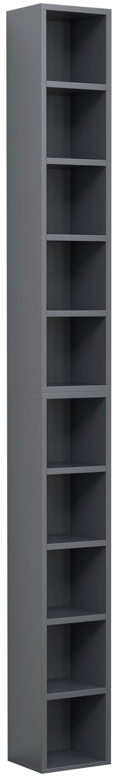 CD-REGAL - Anthrazit, Design, Holzwerkstoff (40/94/17cm) - MID.YOU