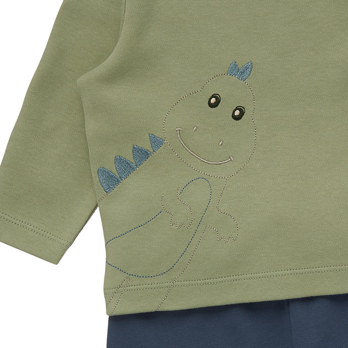 BABYBEKLEIDUNGSSET Didi &Dany 2-teilig  - Blau/Salbeigrün, Basics, Textil (62null) - Patinio