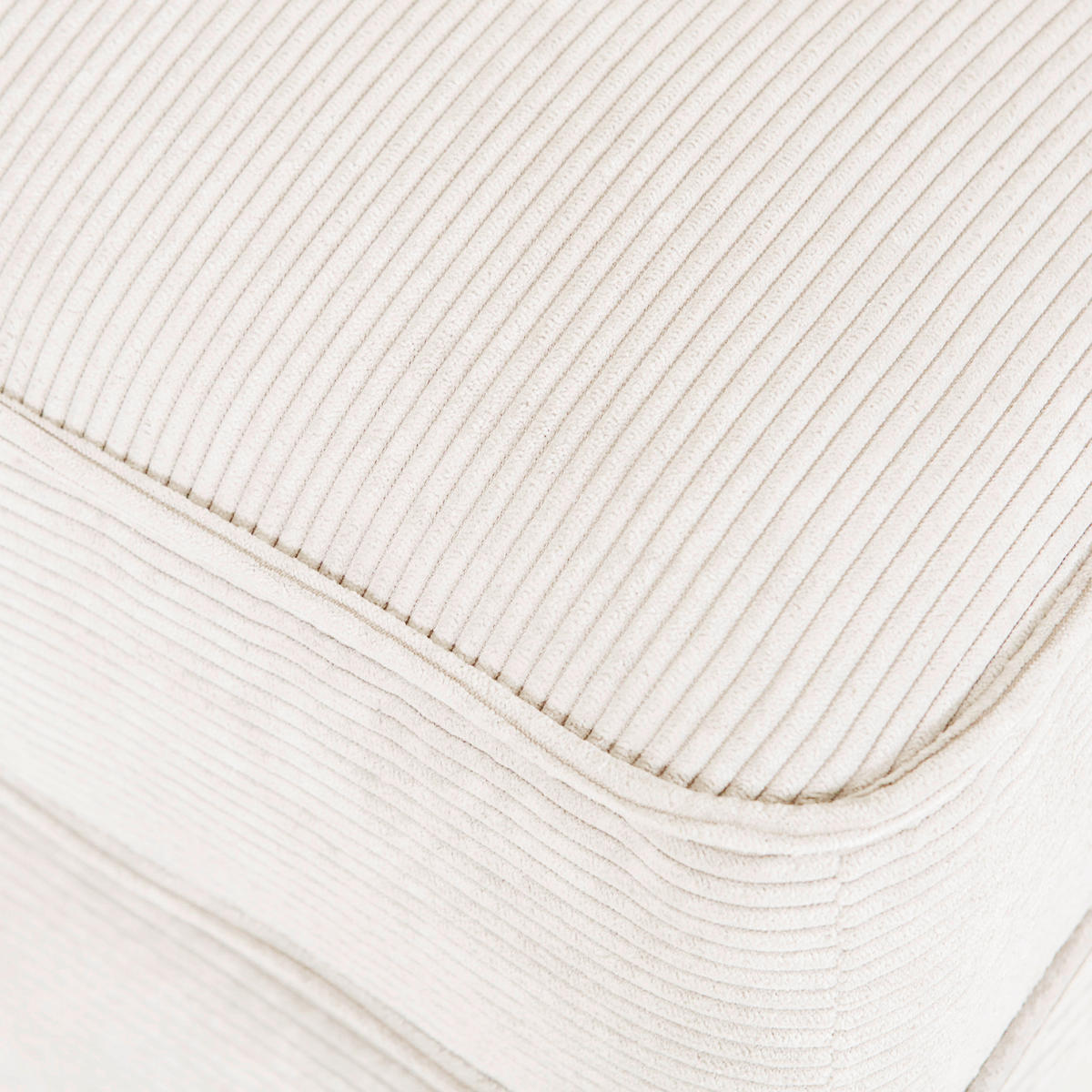 HOCKER in Textil Naturfarben  - Buchefarben/Naturfarben, Design, Holz/Textil (93/47/65cm) - MID.YOU