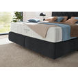 BOXSPRINGBETT 180/200 cm  in Anthrazit  - Anthrazit/Schwarz, Design, Kunststoff/Textil (180/200cm) - Johann Jakob