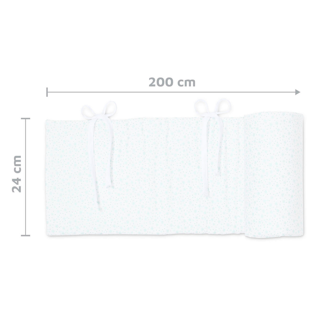 NESTCHEN   24/200 cm  - Weiß, Basics, Textil (24/200cm) - Babybay