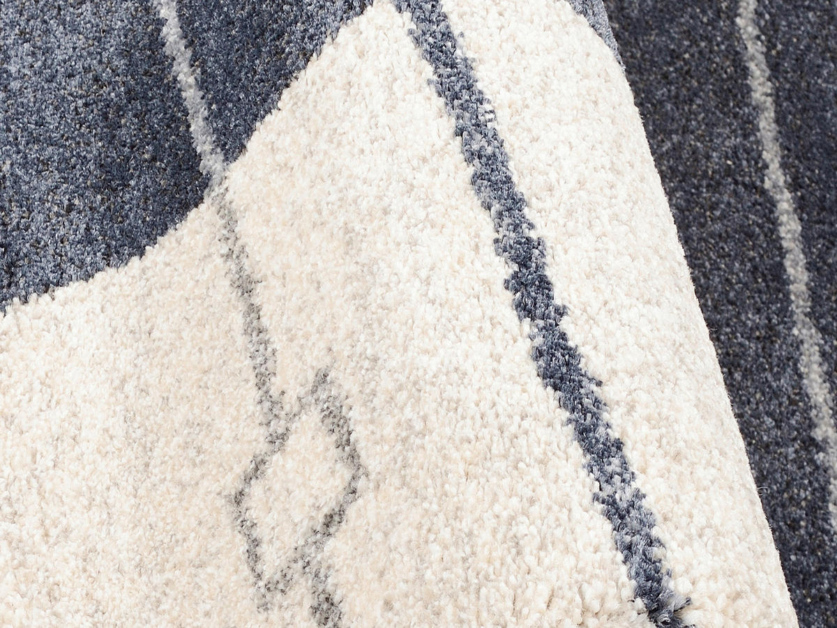 LÄUFER 80/300 cm Palazzo Alto  - Blau/Grau, Design, Textil (80/300cm) - Novel