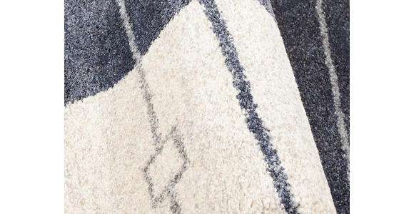 LÄUFER 80/200 cm Palazzo Alto Blau, Grau  - Blau/Grau, Design, Textil (80/200cm) - Novel