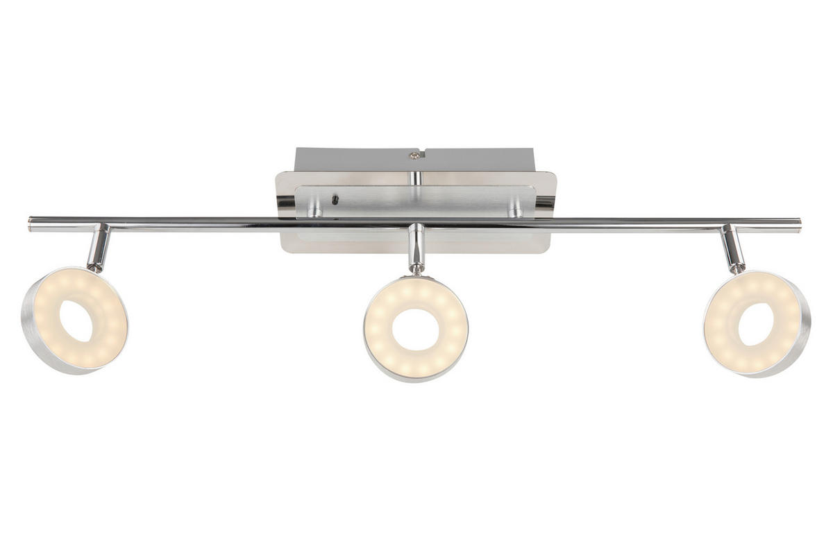LED REFLEKTOR - boja hroma/boja aluminijuma, Trendi, metal (60,5/9/18,5cm) - Novel