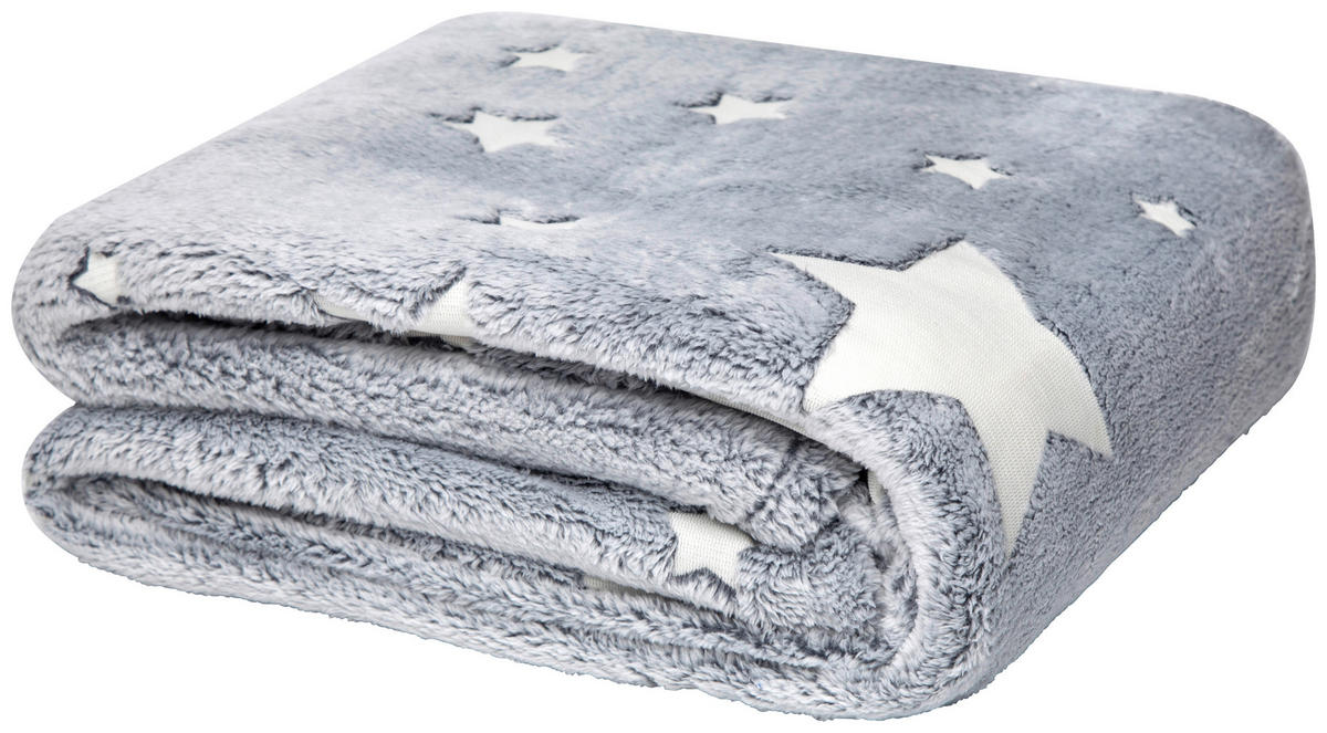 KUSCHELDECKE 150/200 cm  - Grau, Basics, Textil (150/200cm)