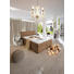 BOXSPRINGBETT Webstoff 140/200 cm INKL. Matratze, Topper - Hellbraun, Design, Textil (140/200cm) - CARRYHOME