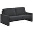 SOFA Anthrazit - Anthrazit/Schwarz, Design, Kunststoff/Textil (176/84/96cm) - Erpo