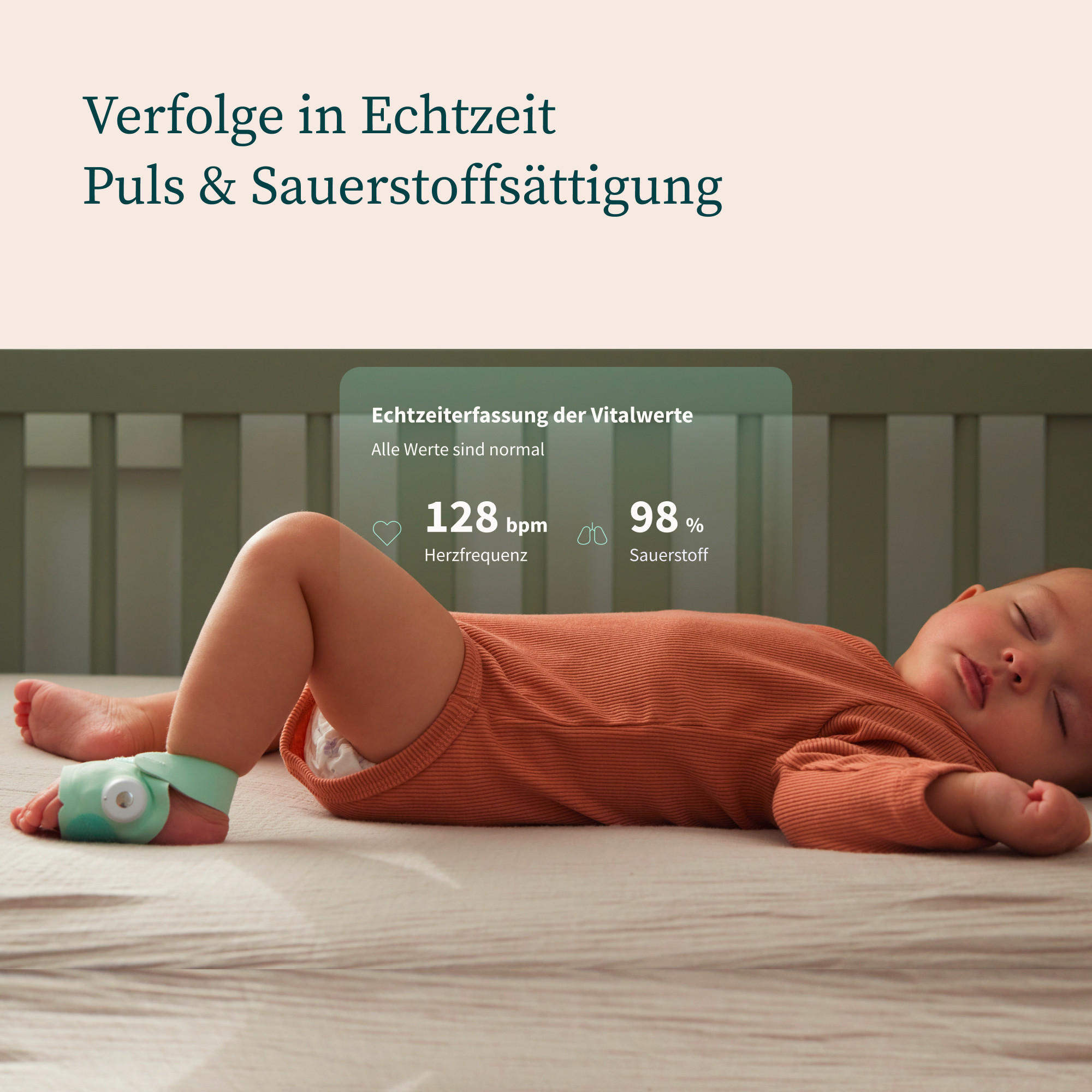 BABYPHONE - Altrosa, Basics, Kunststoff/Textil (0,220kg) - Owlet