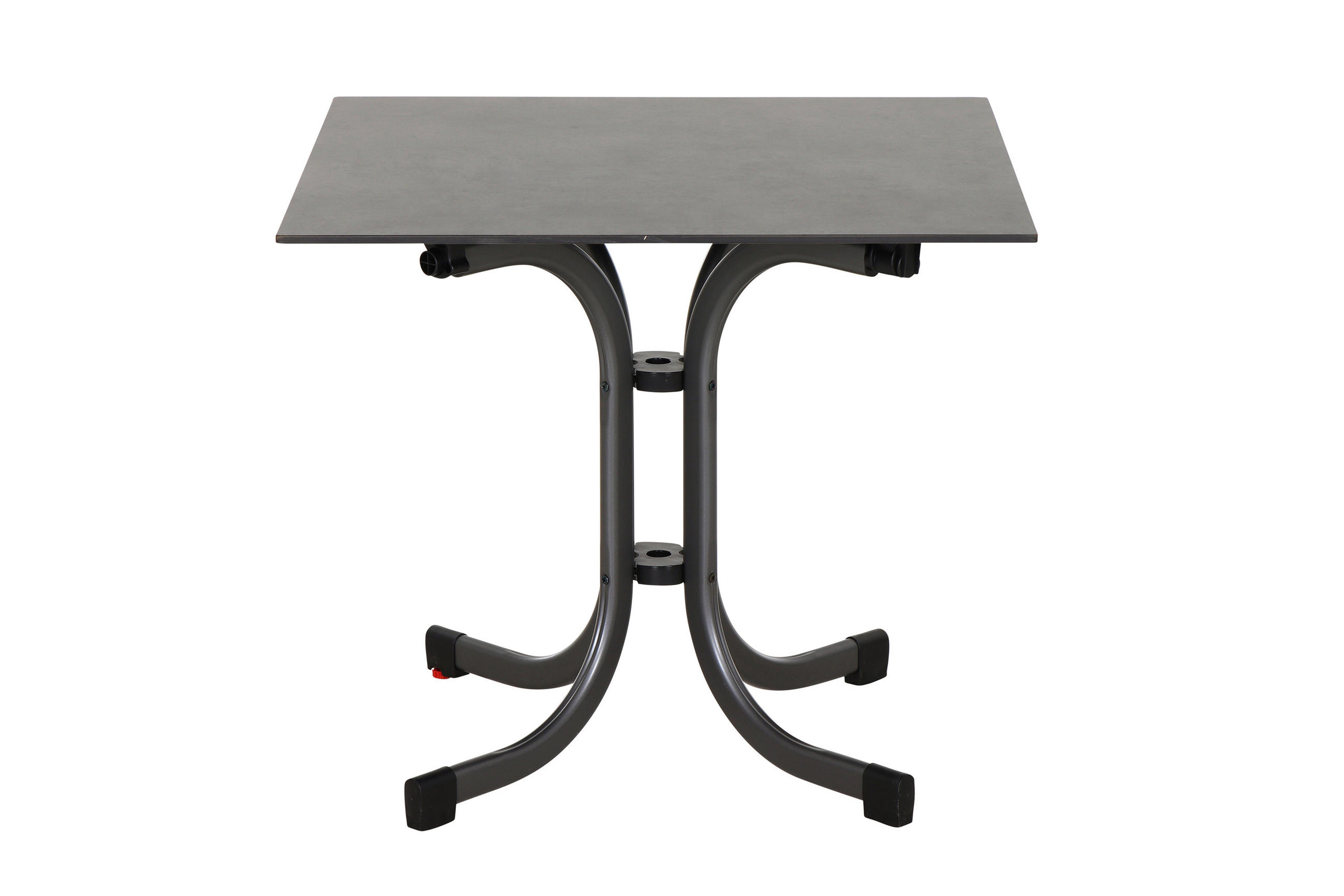 GARTENKLAPPTISCH 80/80/71 cm  - Anthrazit, KONVENTIONELL, Holzwerkstoff/Kunststoff (80/80/71cm) - Siena Garden