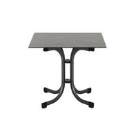 GARTENKLAPPTISCH 80/80/71 cm  - Anthrazit, KONVENTIONELL, Holzwerkstoff/Kunststoff (80/80/71cm) - Siena Garden