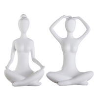 SKULPTUR - Weiß, Trend, Kunststoff (16/29/12cm) - Ambia Home