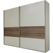 ORMAR S KLIZNIM VRATIMA - bijela/boje hrasta, Design, drvni materijal (225/210/65cm) - Boxxx