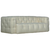 2,5-SITS SOFFA i beige  - beige, Klassisk, metall/trä (232/78/112cm) - Niels Andersson