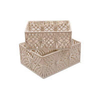 UNIVERZÁLIS KOSÁR - világosbarna, Basics, textil (38/17/30cm)