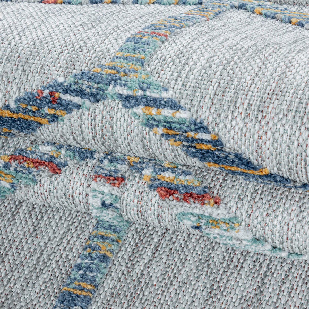 FLACHWEBETEPPICH 240/340 cm Bahama Multicolor  - Multicolor, Design, Textil (240/340cm) - Novel