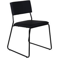 STOL stål  - svart, Design, metall/plast (40/76/52cm) - Niels Andersson