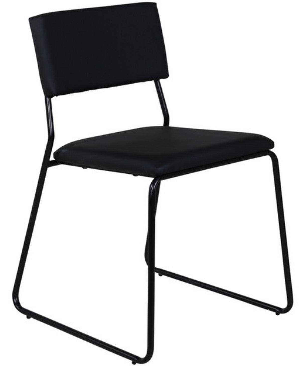STOL stål  - svart, Design, metall/plast (40/76/52cm) - Niels Andersson