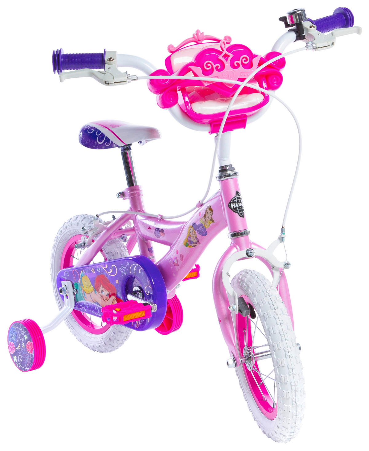 KINDERFAHRRAD 12 Zoll  - Pink, Basics, Metall (54/75/87cm)