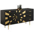 KOMODA SIDEBOARD - černá/barvy zlata, Trend, kov/dřevo (160/80/42,5cm) - Landscape KOMODA SIDEBOARD - černá/barvy zlata, Trend, kov/dřevo (160/80/42,5cm) - Landscape