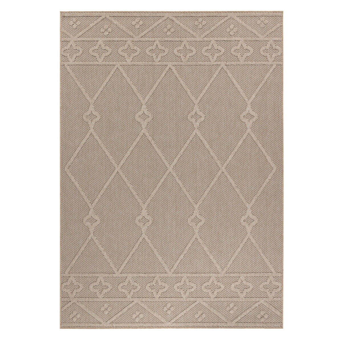 OUTDOORTEPPICH 120/170 cm Patara Beige  - Beige, Design, Textil (120/170cm) - Novel